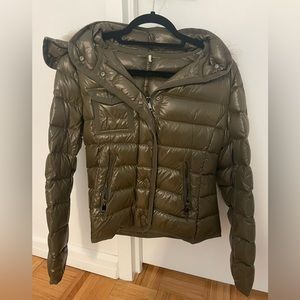 Women’s Moncler Puffer Jacket with Fur Hood - Size 1